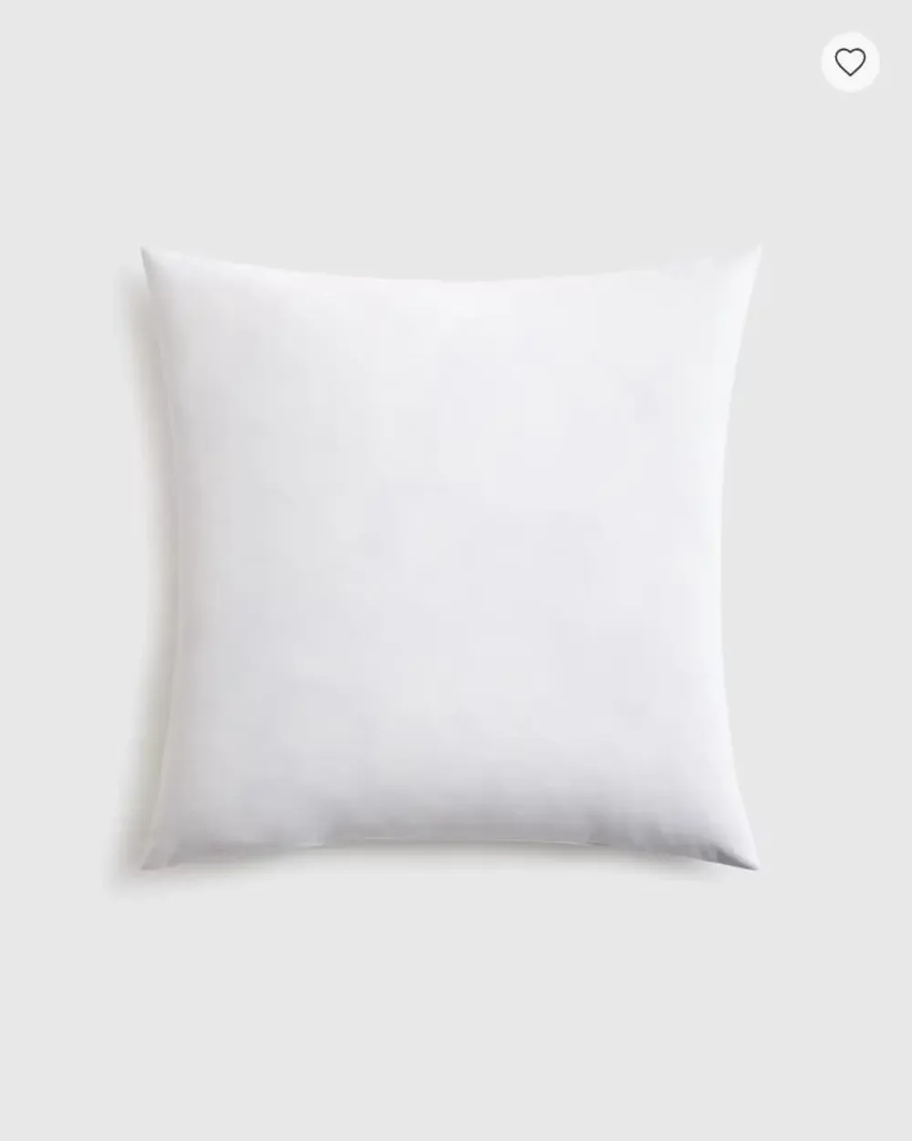 Quince Premium Feather Pillow Insert 26x26 NWOT